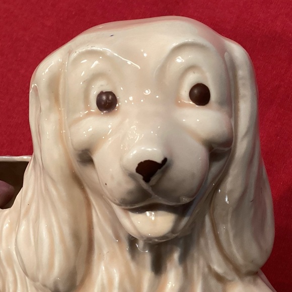 🟡 Ceramic Dog Planter, I think it’s a Cocker Spaniel, in really nice condition - Picture 6 of 10